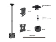 Multibrackets 17" - 32" 32BDL-4050D 0.8m Display Ceiling Mount Pro For 3 Screens Ceiling Mount Bracket Multibrackets