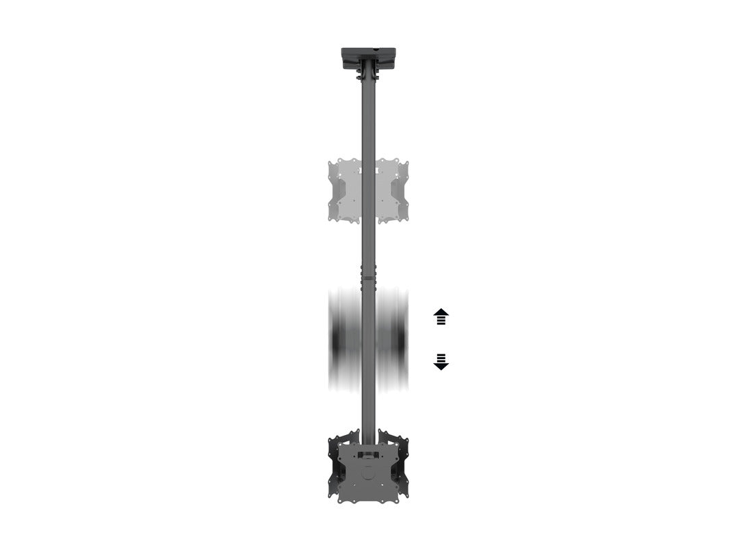 Multibrackets 17" - 32" 32BDL-4050D 0.8m Display Ceiling Mount Pro For 3 Screens Ceiling Mount Bracket Multibrackets