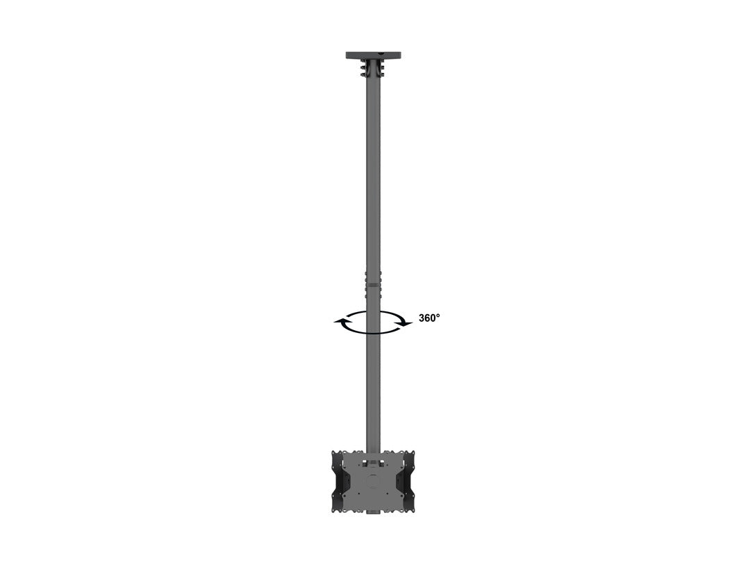 Multibrackets 17" - 32" 32BDL-4050D 0.8m Display Ceiling Mount Pro For 3 Screens Ceiling Mount Bracket Multibrackets