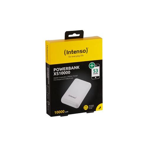 Intenso XS10000, Lithium Polymer (LiPo), 10000mAh, White | 7313532 Intenso Power Bank Intenso
