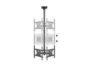 Multibrackets 32" - 49" 49BDL-4050D 0.8m Display Ceiling Mount Pro For 2 Screens Ceiling Mount Bracket Multibrackets