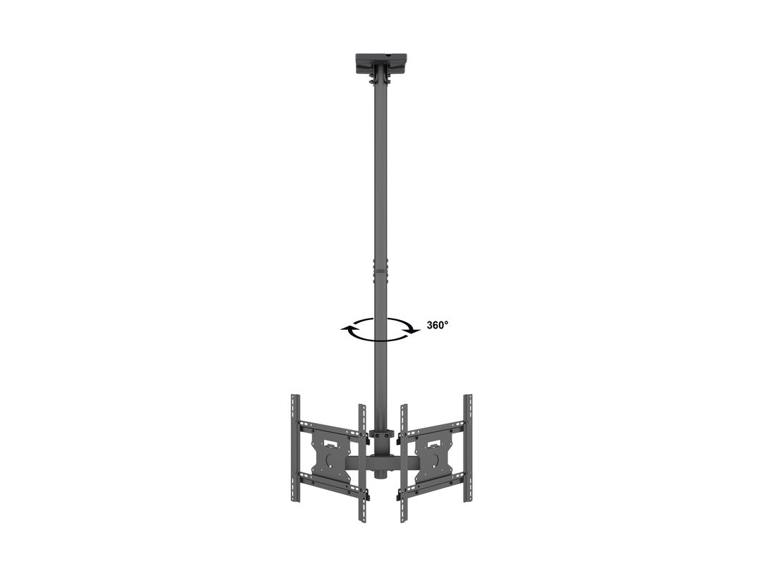 Multibrackets 32" - 49" 49BDL-4050D 0.8m Display Ceiling Mount Pro For 2 Screens Ceiling Mount Bracket Multibrackets