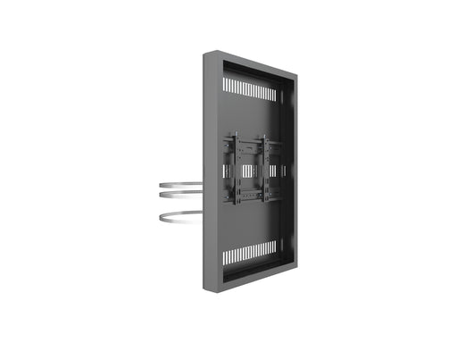 Multibrackets M Pro Series Enclosure 43" Column Medium Black Signage Display Enclosures Multibrackets