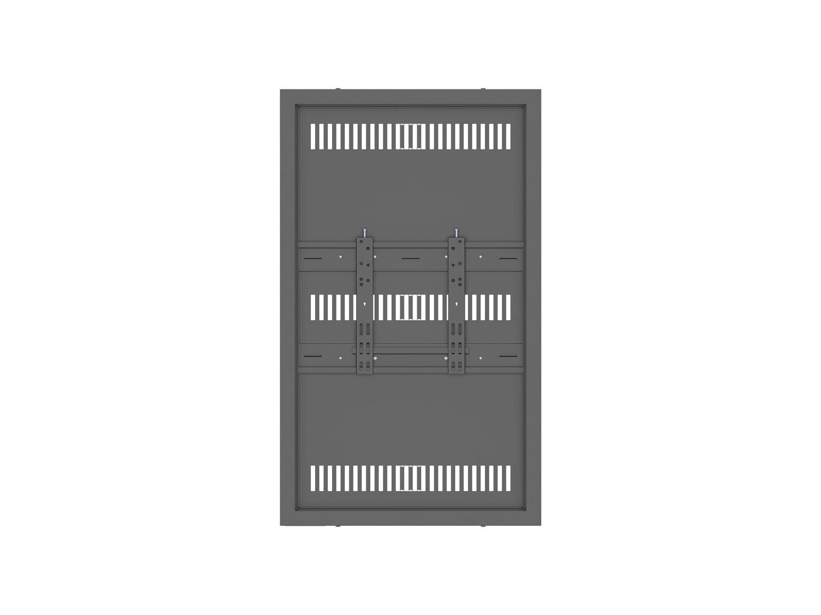 Multibrackets M Pro Series Enclosure 43" Column Medium Black Signage Display Enclosures Multibrackets