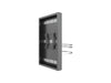 Multibrackets M Pro Series Enclosure 43" Column Medium Black Signage Display Enclosures Multibrackets