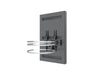 Multibrackets M Pro Series Enclosure 43" Column Medium Black Signage Display Enclosures Multibrackets