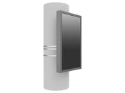 Multibrackets M Pro Series Enclosure 43" Column Medium Black Signage Display Enclosures Multibrackets