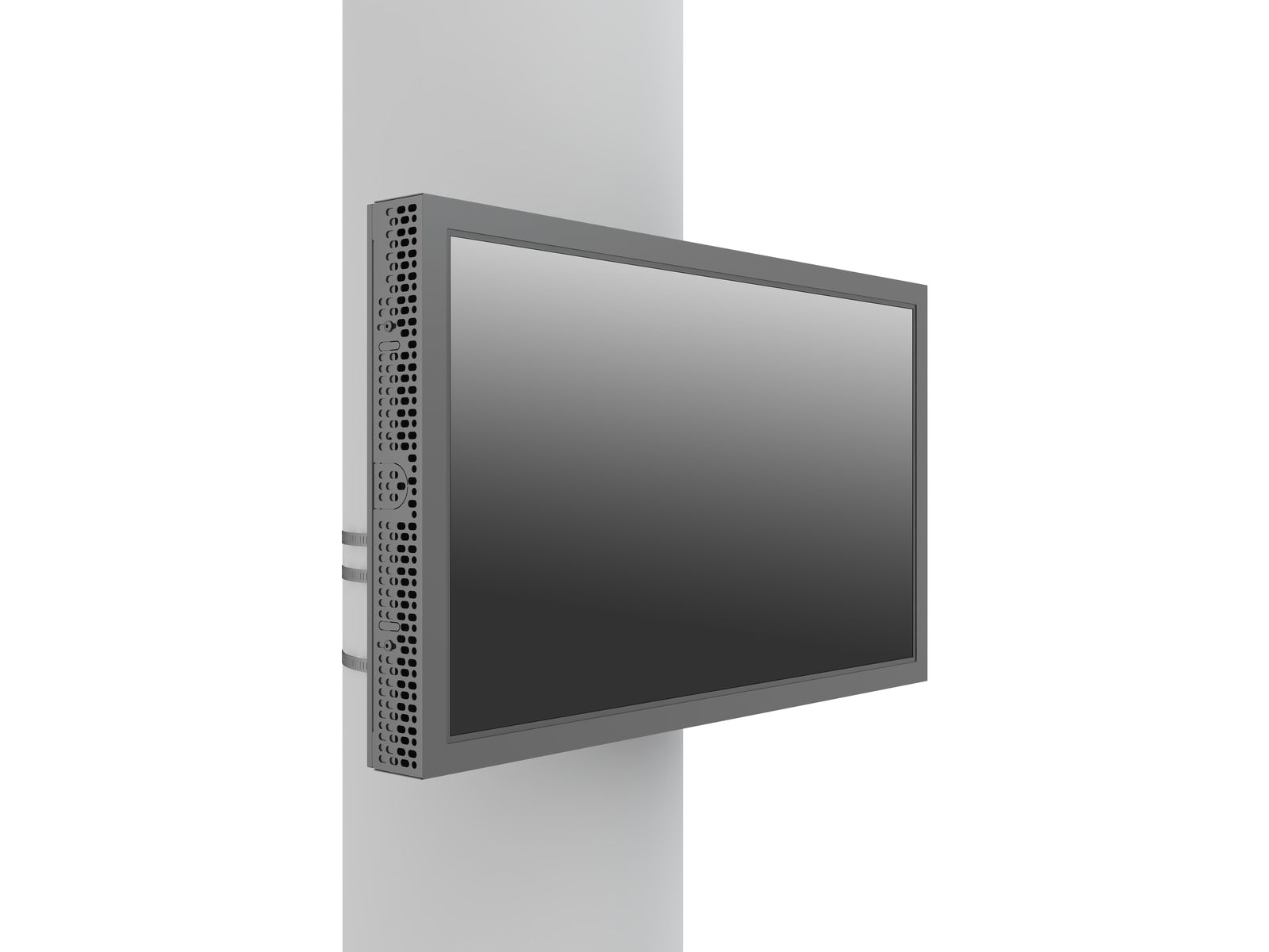Multibrackets M Pro Series Enclosure 43" Column Medium Black Signage Display Enclosures Multibrackets