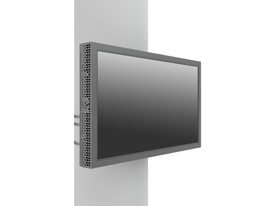 Multibrackets M Pro Series Enclosure 43" Column Medium Black Signage Display Enclosures Multibrackets