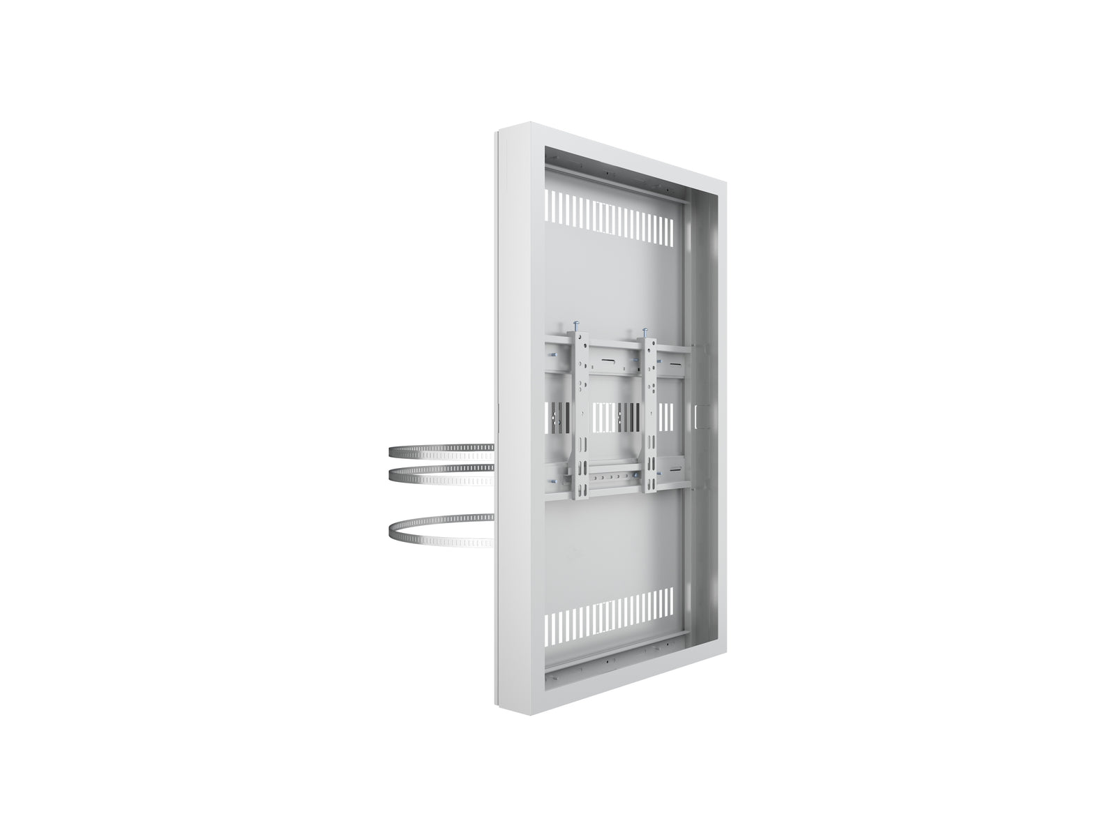 Multibrackets M Pro Series Enclosure 43" Column Medium White Signage Display Enclosures Multibrackets