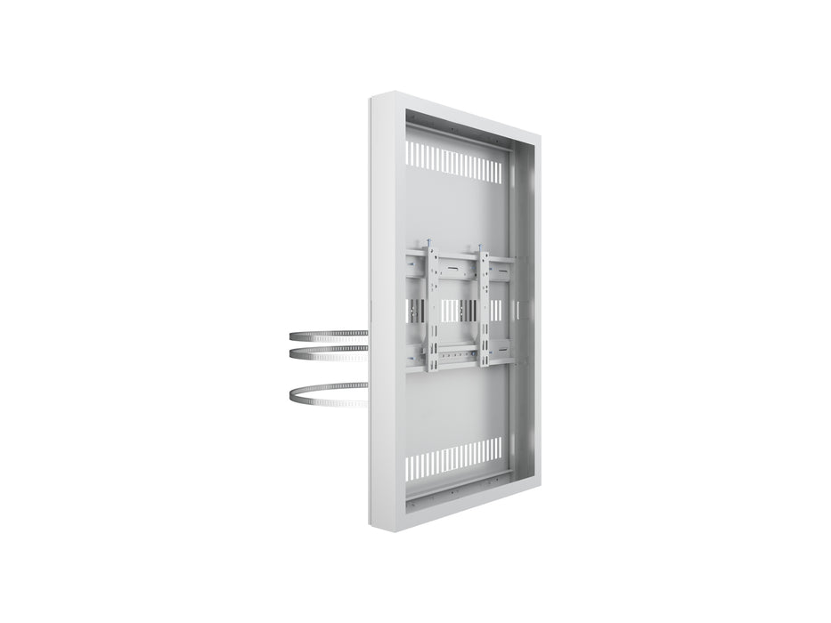 Multibrackets M Pro Series Enclosure 43" Column Medium White Signage Display Enclosures Multibrackets
