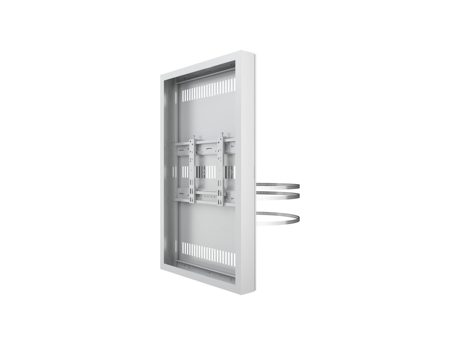 Multibrackets M Pro Series Enclosure 43" Column Medium White Signage Display Enclosures Multibrackets