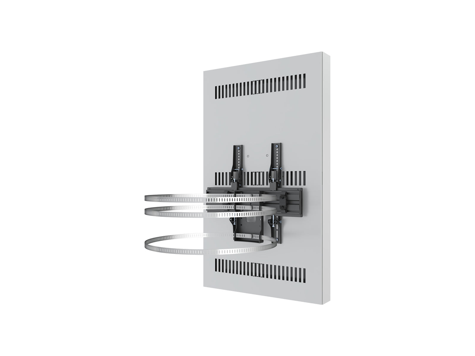 Multibrackets M Pro Series Enclosure 43" Column Medium White Signage Display Enclosures Multibrackets