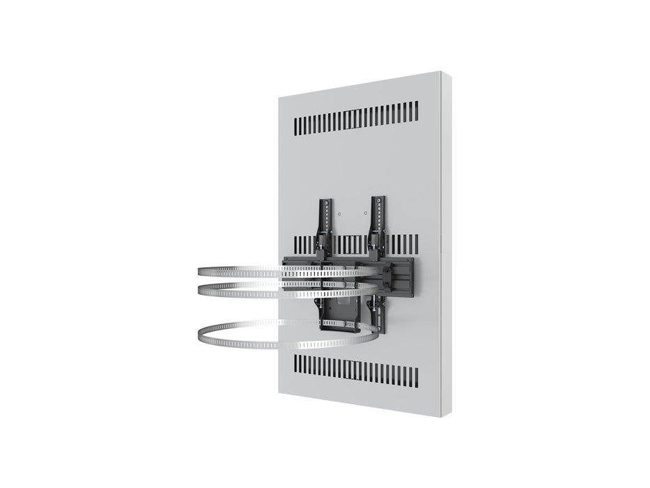 Multibrackets M Pro Series Enclosure 43" Column Medium White Signage Display Enclosures Multibrackets