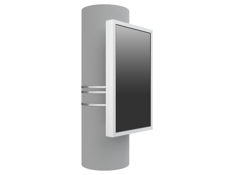 Multibrackets M Pro Series Enclosure 43" Column Medium White Signage Display Enclosures Multibrackets