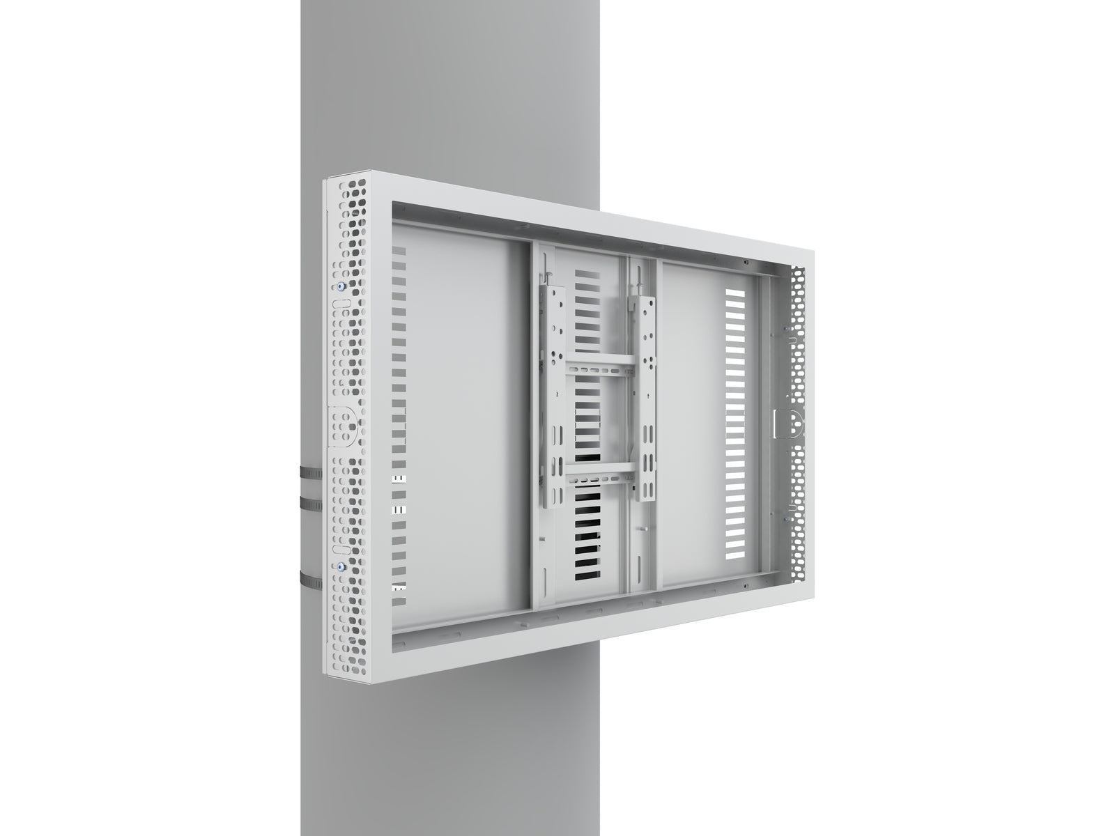 Multibrackets M Pro Series Enclosure 43" Column Medium White Signage Display Enclosures Multibrackets