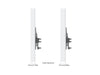 Multibrackets M Pro Series Enclosure 43" Column Medium White Signage Display Enclosures Multibrackets