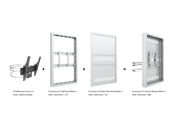 Multibrackets M Pro Series Enclosure 43" Column Medium White Signage Display Enclosures Multibrackets