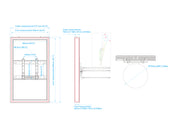 Multibrackets M Pro Series Enclosure 43" Column Medium White Signage Display Enclosures Multibrackets