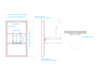 Multibrackets M Pro Series Enclosure 43" Column Medium White Signage Display Enclosures Multibrackets