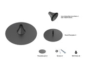 Multibrackets M Pro Series Round Floorplate | 7350105217593 Mounting Accessory Multibrackets