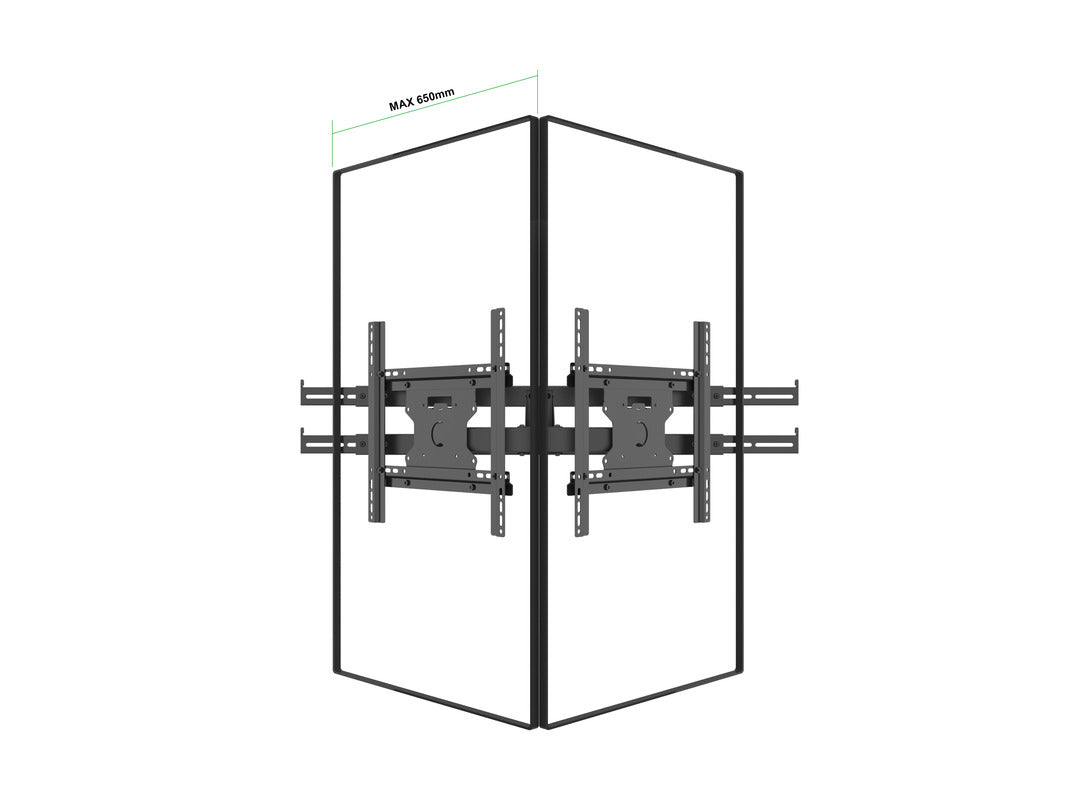 Multibrackets M Store Shelf Mount Pro Dual - (32"-49") Wall Mount Bracket Multibrackets