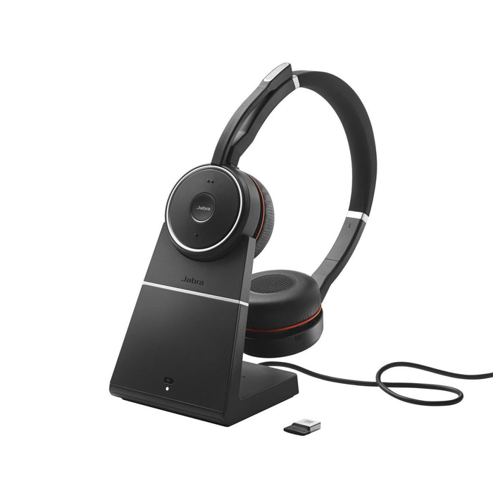 Jabra Evolve 75 MS Stereo Bluetooth Headset + Charging Stand | 7599-832-199