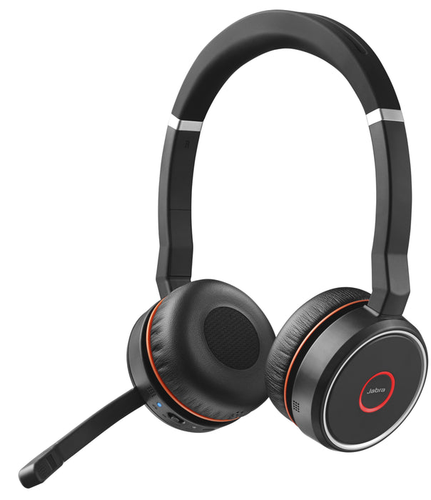 Jabra Evolve 75 SE UC Stereo Bluetooth Wireless Active Noise Cancelling Headset | 7599-848-199