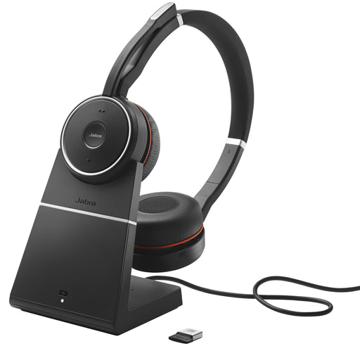 Jabra Evolve 75 SE UC Stereo Bluetooth Wireless Active Noise Cancelling Headset | 7599-848-199