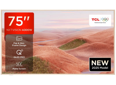 TCL 75" Class NXTVISION 4K QLED Pro 120Hz Smart TV | 75A300W-UK TCL Smart TV TCL