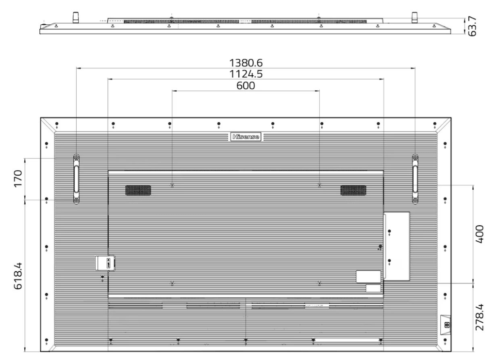 Hisense Commercial 75DM66D - 75" 4K Ultra HD 24/7 Professional Digital Signage Display Digital Signage Display Hisense