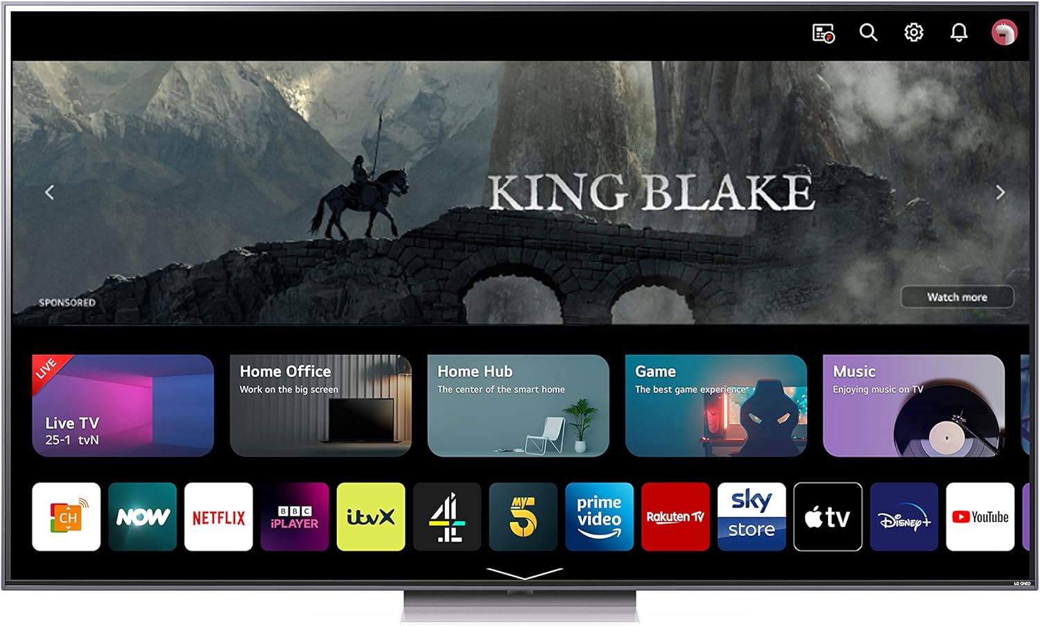 LG 75QNED816RE.AEK/QNED81 75 Inch 4K Smart UHD TV Hotel TV LG