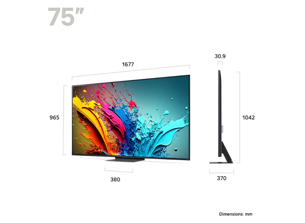 LG 75QNED87T6B 75" AI 4K Ultra HD Smart TV 2024 Commercial TV LG