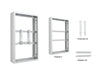 Multibrackets M Pro Series Enclosure 43" Medium B2B White Signage Display Enclosures Multibrackets