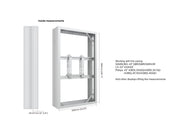 Multibrackets M Pro Series Enclosure 43" Medium B2B White Signage Display Enclosures Multibrackets