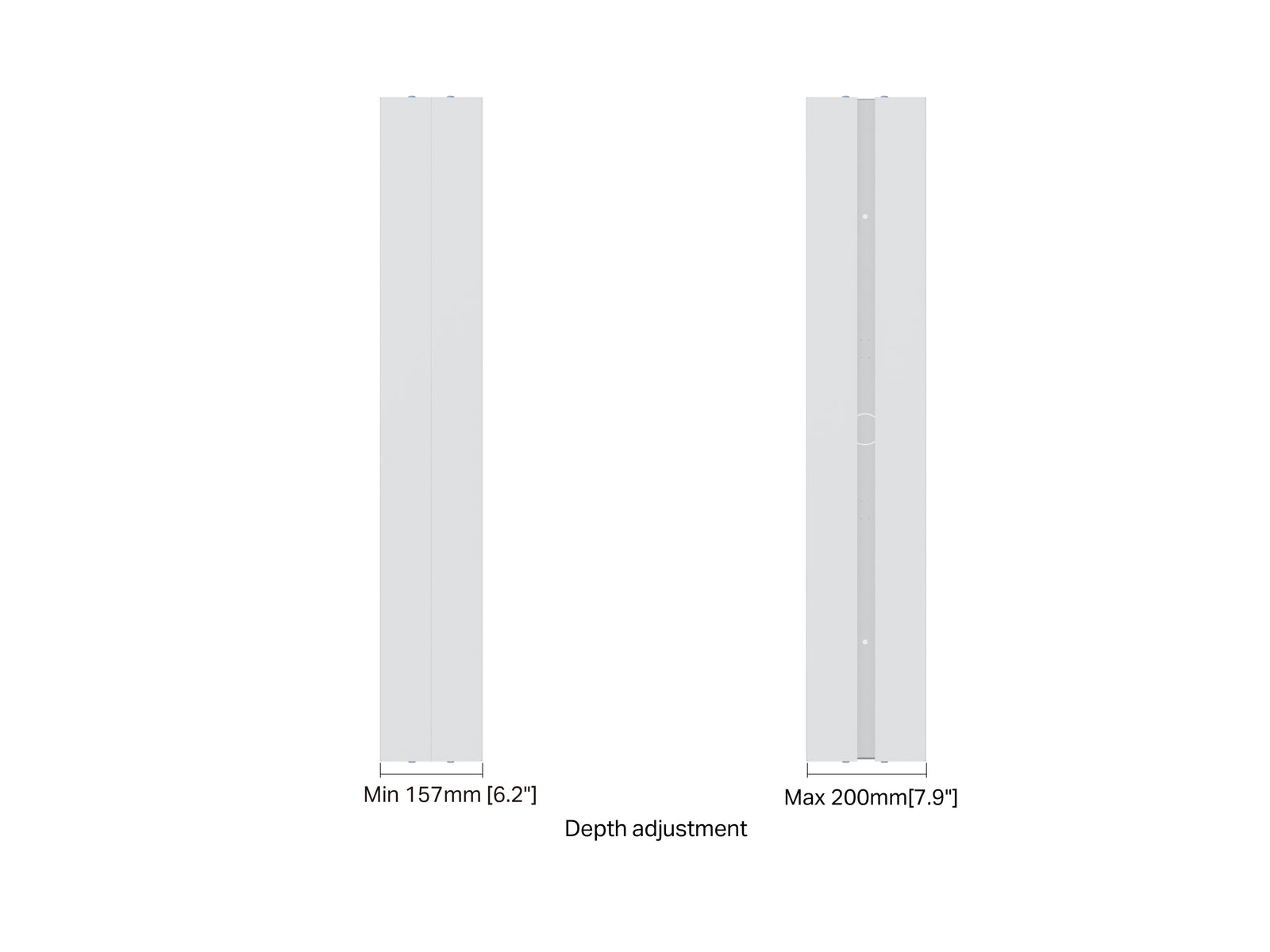 Multibrackets M Pro Series Enclosure 43" Medium B2B White Signage Display Enclosures Multibrackets