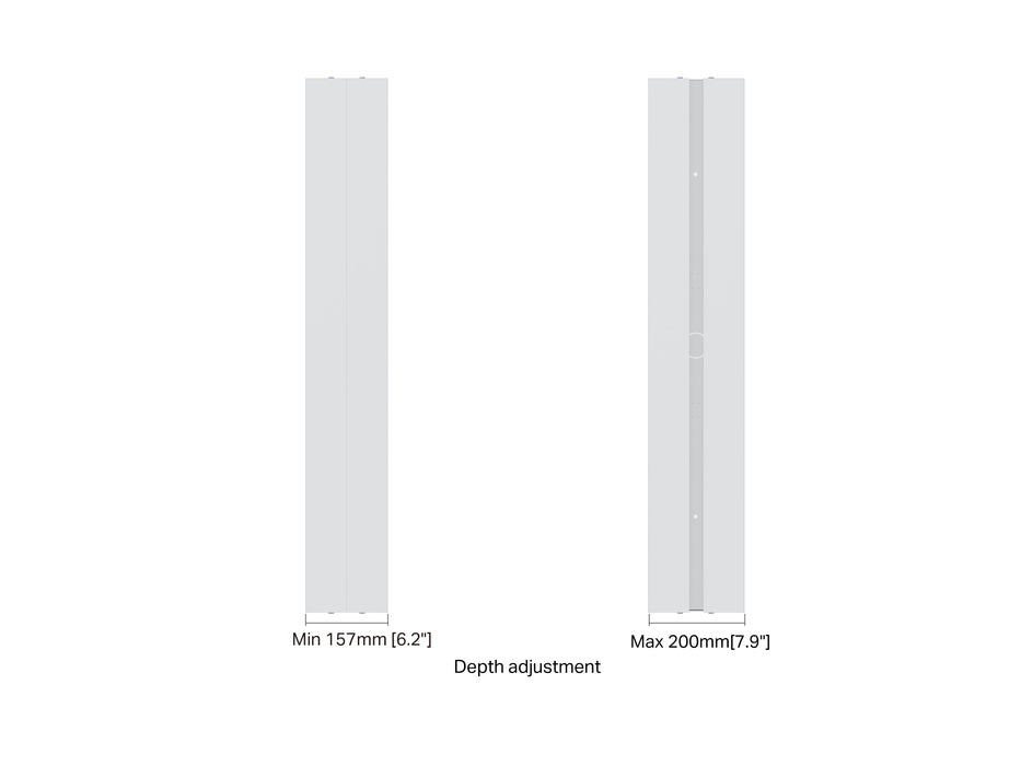 Multibrackets M Pro Series Enclosure 43" Medium B2B White Signage Display Enclosures Multibrackets
