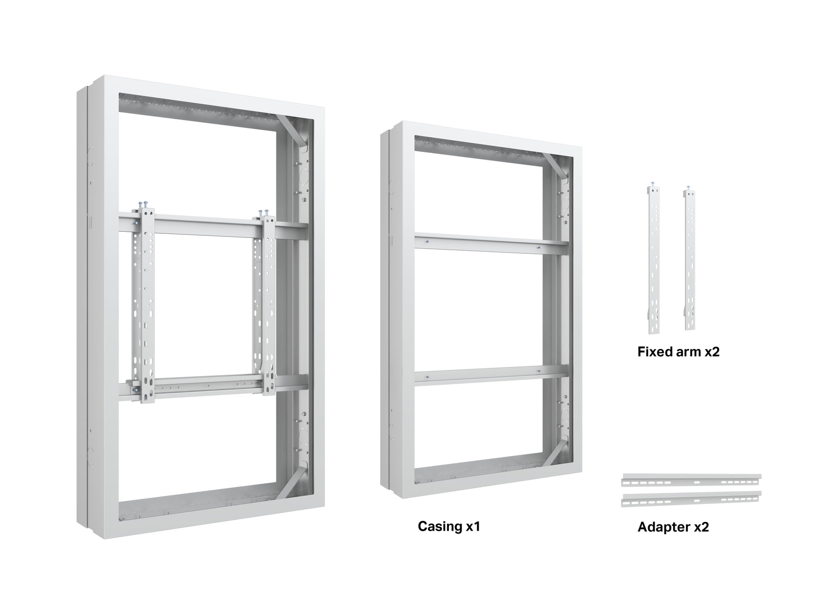 Multibrackets M Pro Series Enclosure 50" Medium B2B White Signage Display Enclosures Multibrackets
