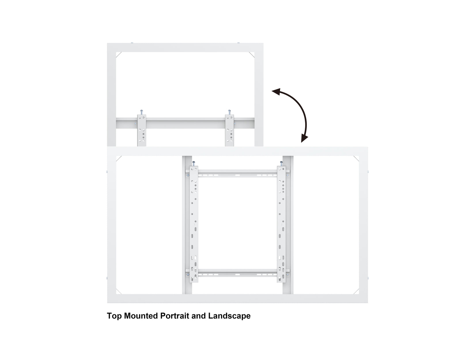 Multibrackets M Pro Series Enclosure 50" Medium B2B White Signage Display Enclosures Multibrackets