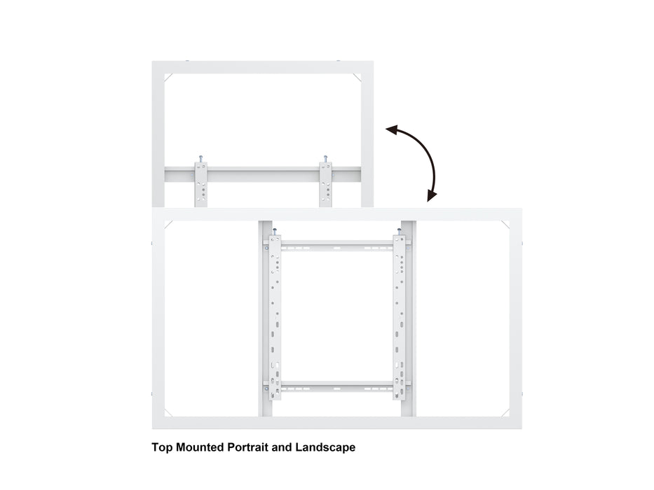 Multibrackets M Pro Series Enclosure 50" Medium B2B White Signage Display Enclosures Multibrackets