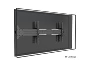 Multibrackets MBFW1UX2 M Pro Series From Wall - (42" - 65") Wall Mount Bracket Multibrackets