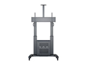 Multibrackets M Public Floorstand Dual Pillar 180 HD with AV Cabinet | For 60" - 100" Screens Mobile Trolley Multibrackets