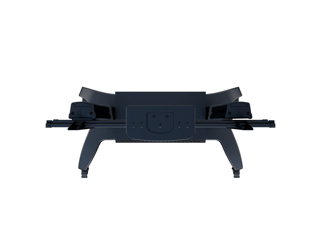 Multibrackets M Public Floorstand Dual Pillar 180 HD with AV Cabinet | For 60" - 100" Screens Mobile Trolley Multibrackets