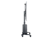 Multibrackets M Public Floorstand Dual Pillar 180 HD with AV Cabinet | For 60" - 100" Screens Mobile Trolley Multibrackets