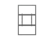 Multibrackets M Pro Series Enclosure 55" Medium B2B Black Signage Display Enclosures Multibrackets