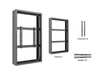 Multibrackets M Pro Series Enclosure 65" Medium B2B Black Signage Display Enclosures Multibrackets
