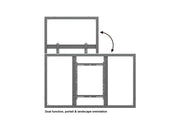 Multibrackets M Pro Series Enclosure 55" Medium B2B Black Signage Display Enclosures Multibrackets