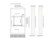 Multibrackets M Pro Series Enclosure 65" Medium B2B Black Signage Display Enclosures Multibrackets