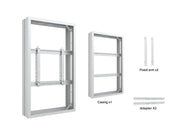 Multibrackets M Pro Series Enclosure 55" Medium B2B White Signage Display Enclosures Multibrackets
