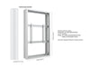 Multibrackets M Pro Series Enclosure 55" Medium B2B White Signage Display Enclosures Multibrackets